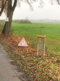 Foto: Bepflanzte Lücke im Fahrenhorster Weg am 27.11.2021